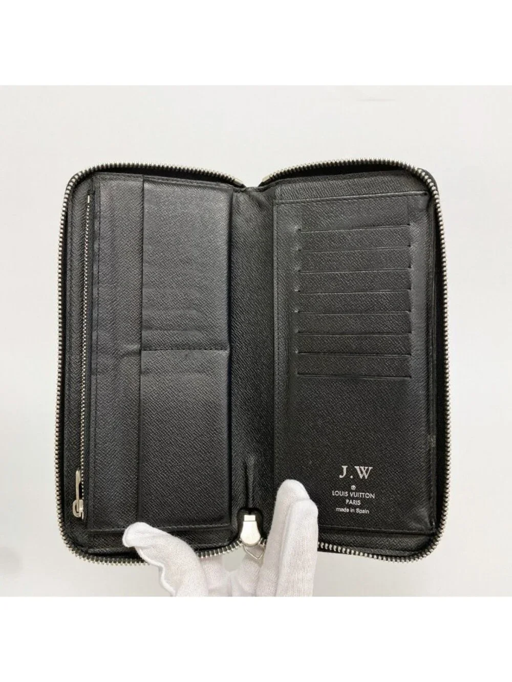 Louis Vuitton Wallet Damier Graphite Zippy Vertical Black